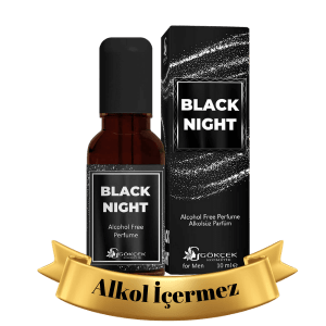 gökçek kozmetik black night erkek parfümü
