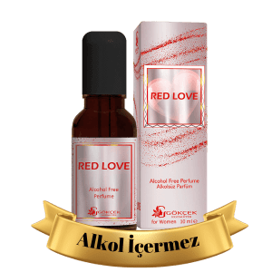 gökçek kozmetik red love kadın parfümü